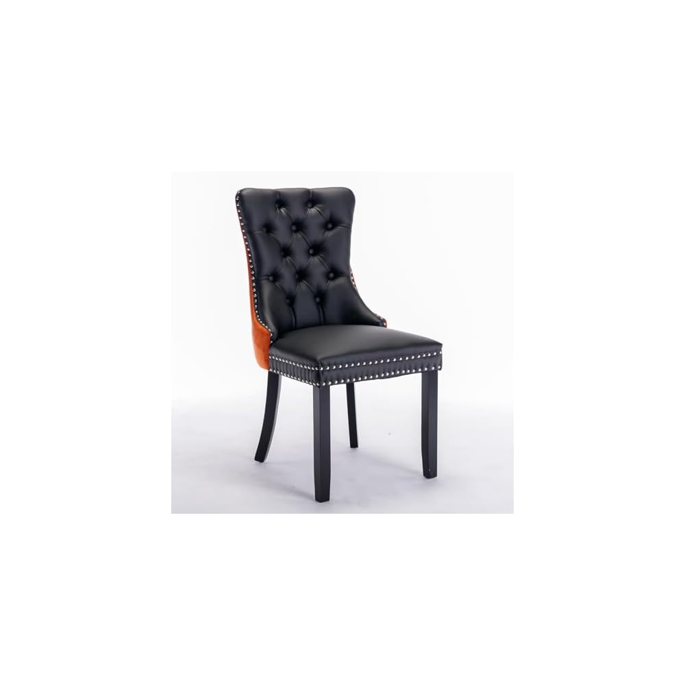 Nikki Modern High-end Tufted Solid Wood Upholstered Chair