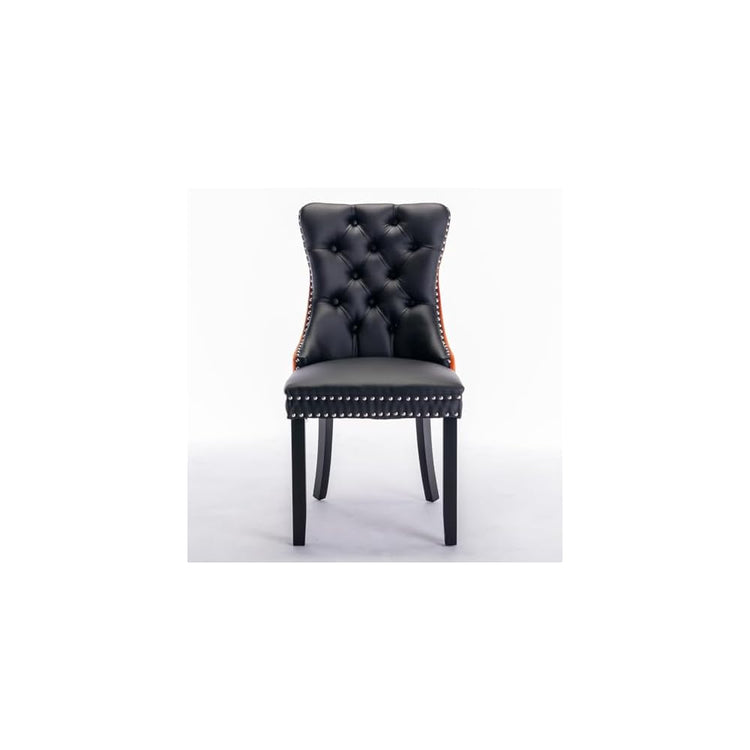 Nikki Modern High-end Tufted Solid Wood Upholstered Chair