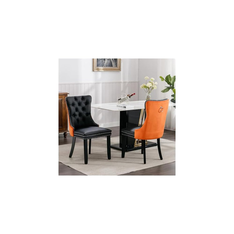 Nikki Modern High-end Tufted Solid Wood Upholstered Chair