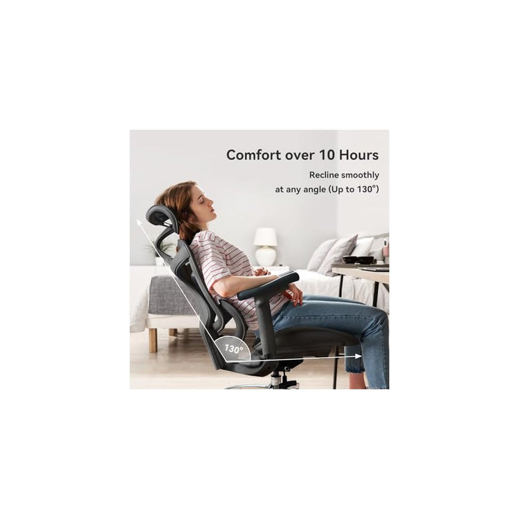 SIHOO Doro C300 Ergonomic Office Chair with Ultra Soft 3D Armrests