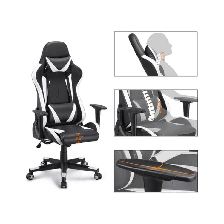 Home Study Office Learning Chair Sitting for A Long Time Can Lie Down Comfortable Ergonomic(D)